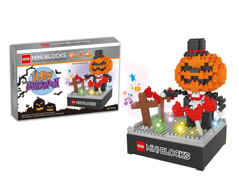 Halloween halloween pumpkin / flash music box 337pcs - HP1099025