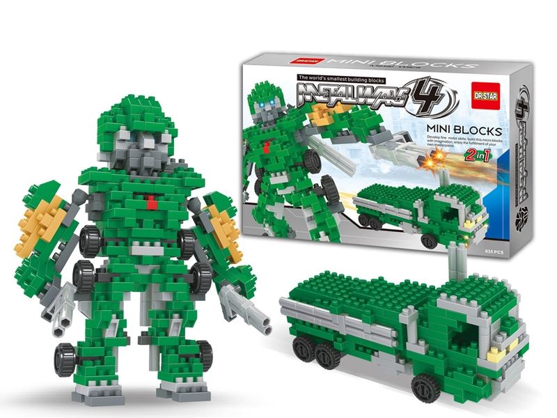 Car 2-in-1 inspector/transformers 4/635pcs - HP1099044