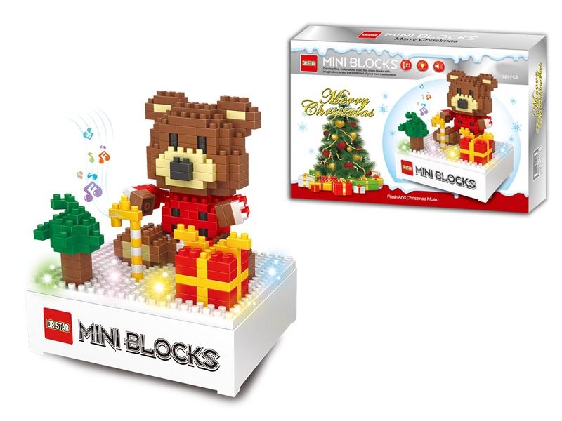 Christmas bear / christmas music box 321pcs - HP1099056
