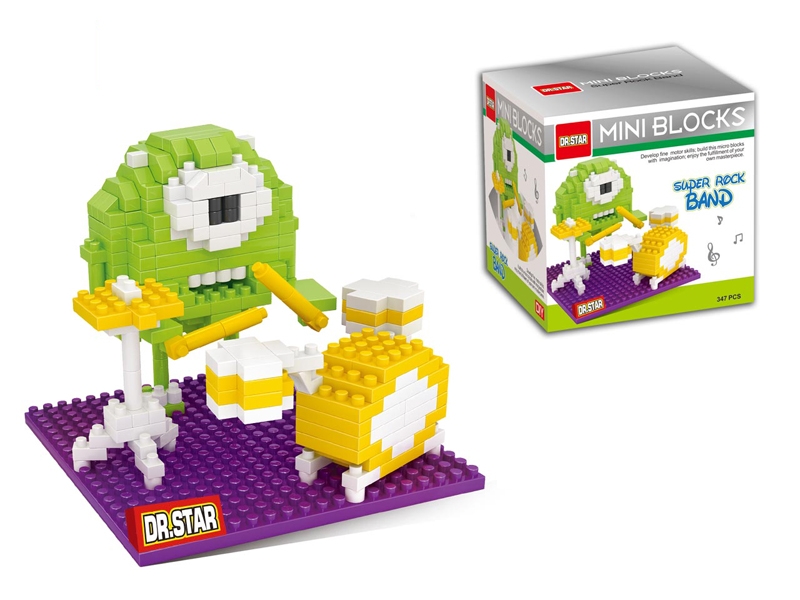 Big eyed drummer / monster university 347pcs - HP1099080