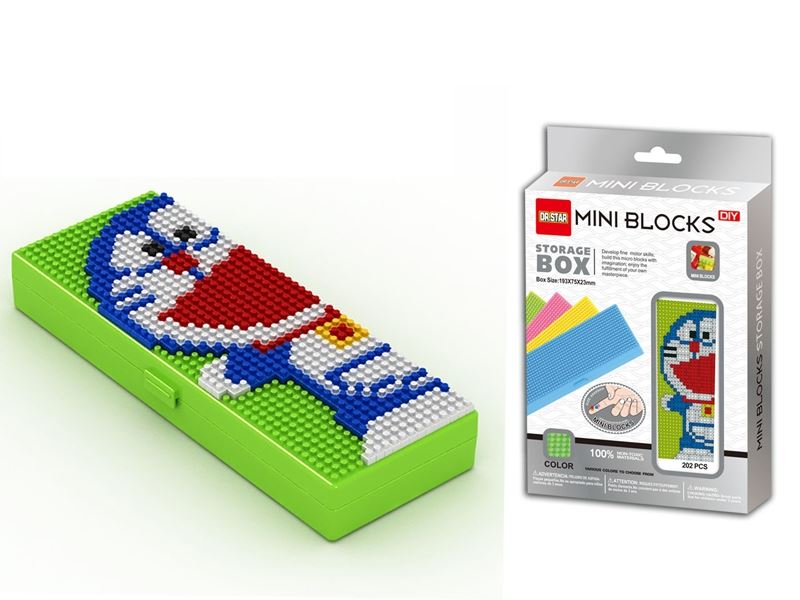 Mini blocks - doraemon pencil box (4 /202pcs mixed) - HP1099102