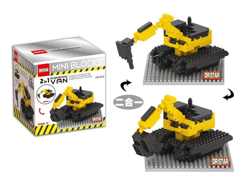 Excavator kit / engineering vehicle 347pcs - HP1099107