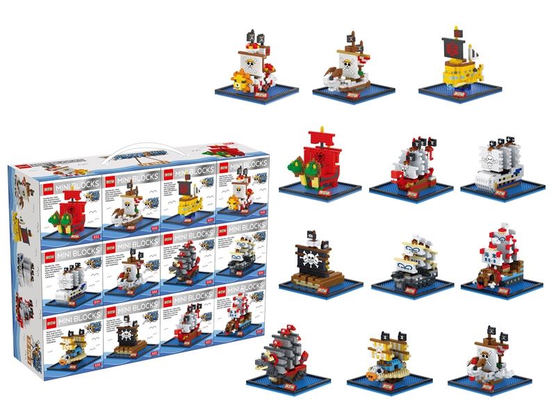 12-In-1 pirate ship (12 pcs/box) - HP1099124