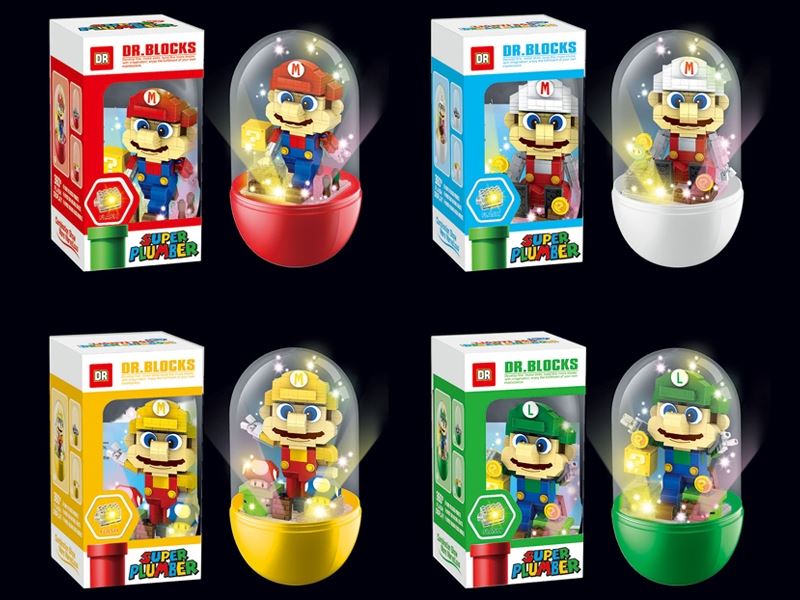 Mario light egg blocks 4 mixed - HP1099161