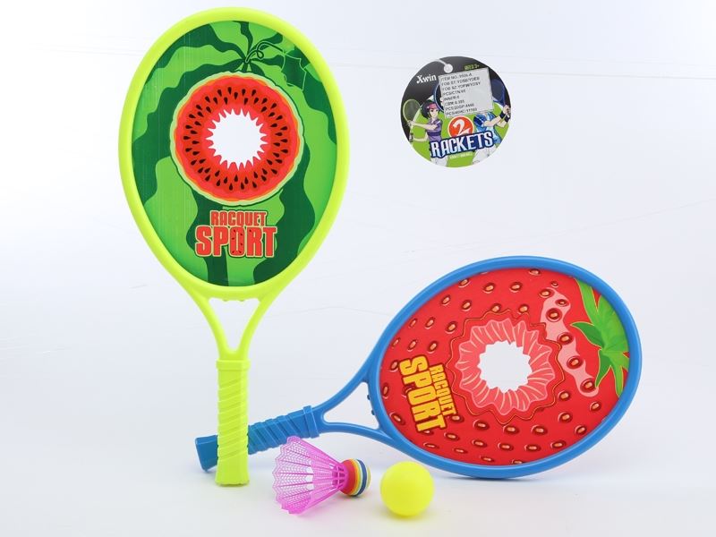 RACKET SET.
(1 BADMINTON+1 PLASTIC BALL). - HP1099406