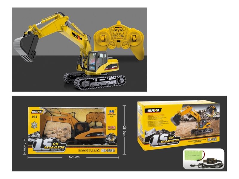 1:145-Channel remote control excavator, charging 2.4g - HP1099415