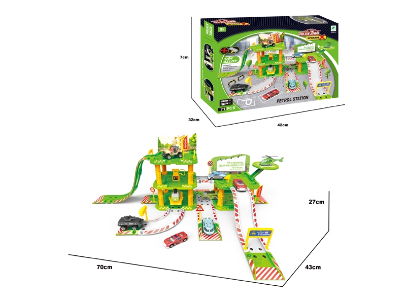DIE CAST PARKING LOT SET - HP1099711