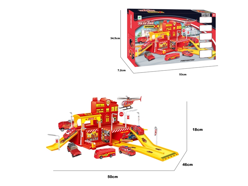 DIE CAST PARKING LOT SET - HP1099731