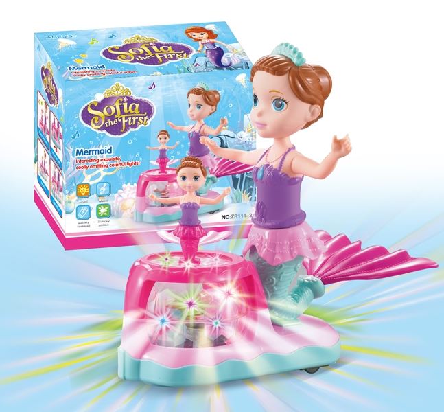 Electric lights, stage, mermaids, music - HP1100094