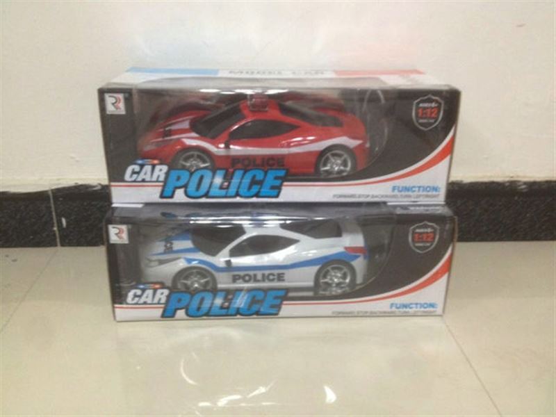 1:12 Remote control simulation of police cars (complete with charger and battery pack) - HP1100142