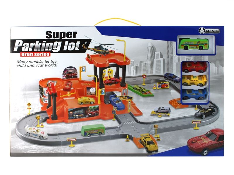 RAIL PARKING LOT W/ 1BUSES & 3 CAR - HP1100200