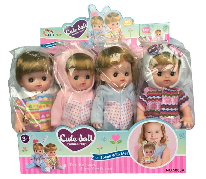 13 Inch standing music doll (4 mixed 8 pcs/box) - HP1100329