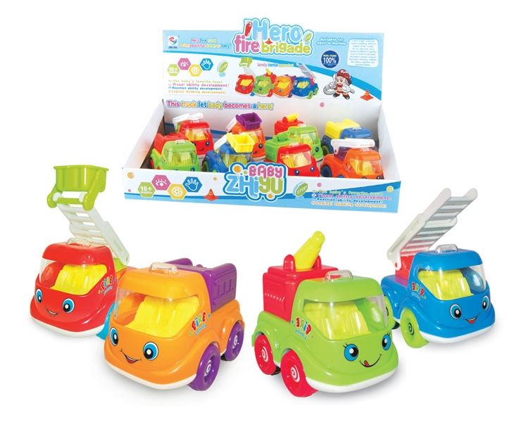 F/P FIRE ENGINES SET 4 ASST.(8 PCS/DISPLAY BOX) - HP1100791