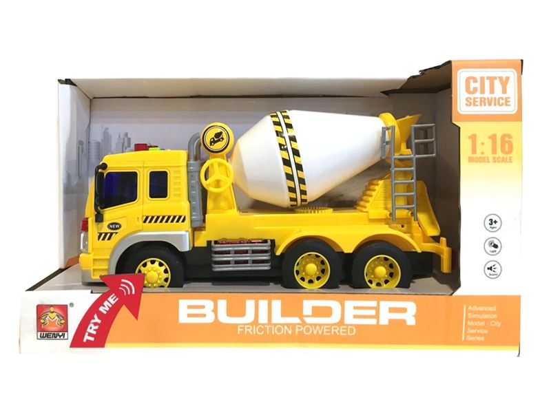 1:16 F/P BUILDER TRUCK W/LIGHT & MUSIC - HP1101711