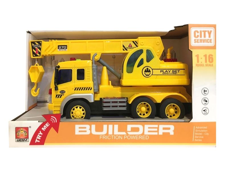 1:16 F/P BUILDER TRUCK W/LIGHT & MUSIC - HP1101713