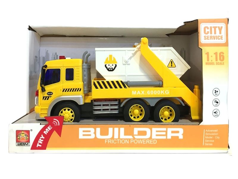1:16 F/P BUILDER TRUCK W/LIGHT & MUSIC - HP1101714