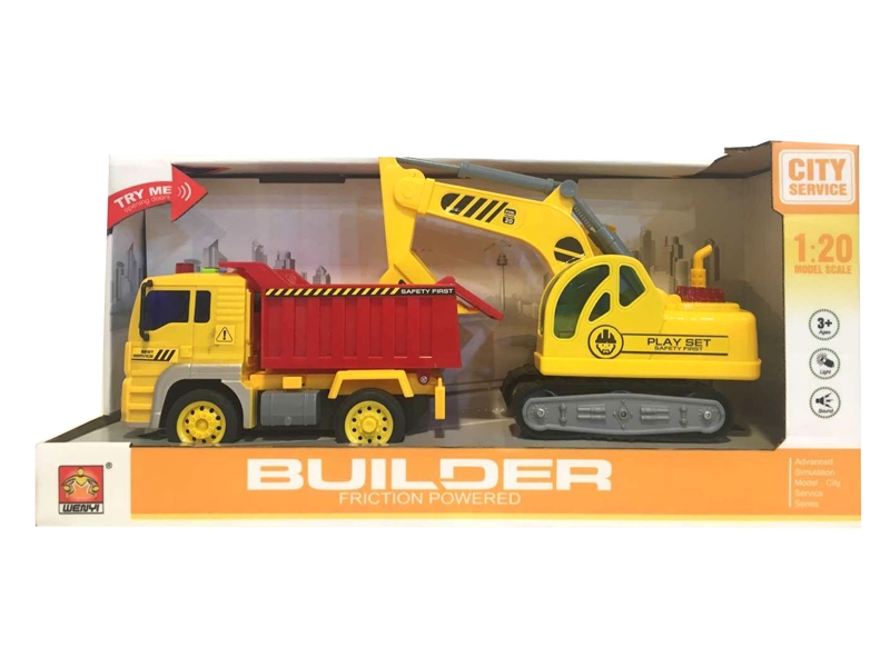 F/P BUILDER TRUCK W/LIGHT & MUSIC - HP1101732