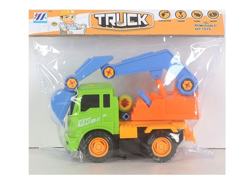 REMOVABLE F/P DIY EXCAVTOR TRUCK(4 COLORS) - HP1101757