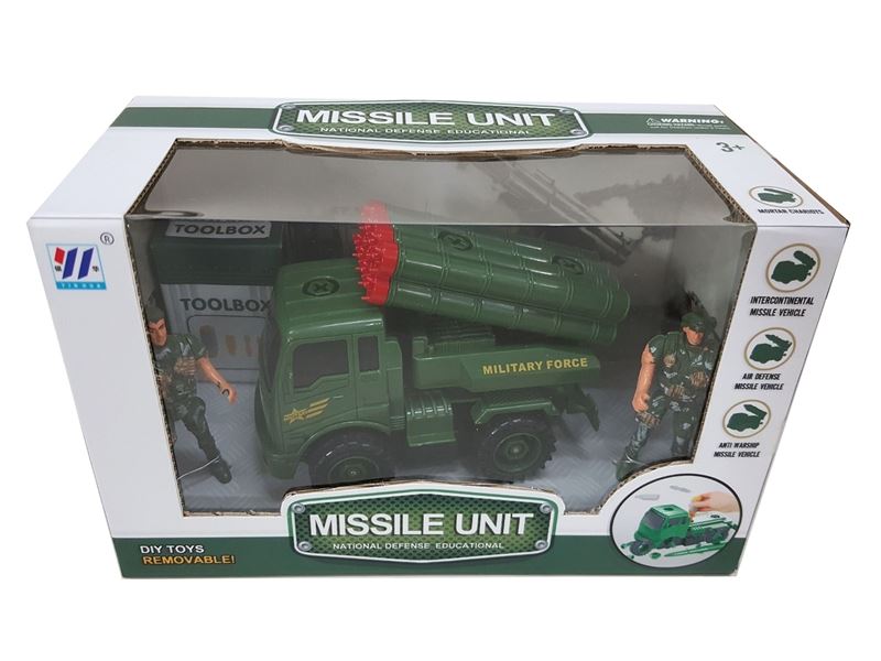 F/P MF/P DIY MILITARY FORCE TRUCK WITH SOLDIER - HP1101787