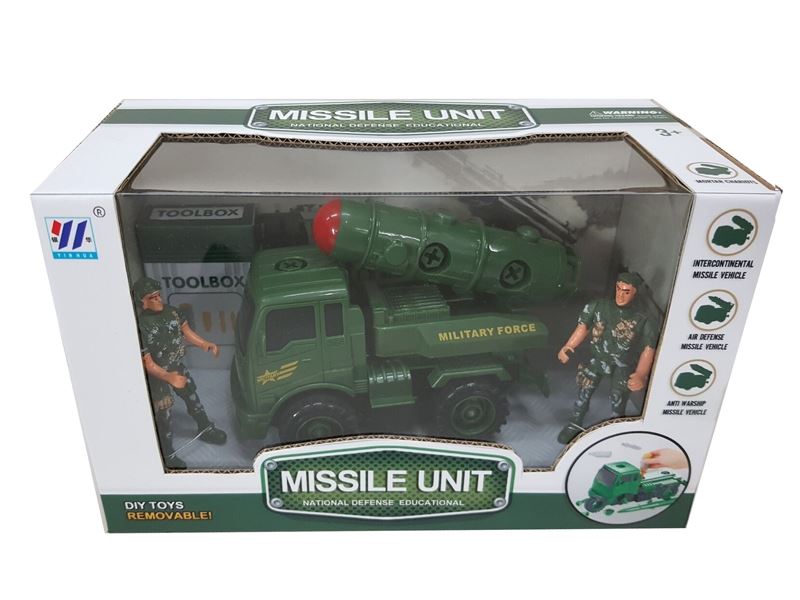 F/P MF/P DIY MILITARY FORCE TRUCK WITH SOLDIER - HP1101788