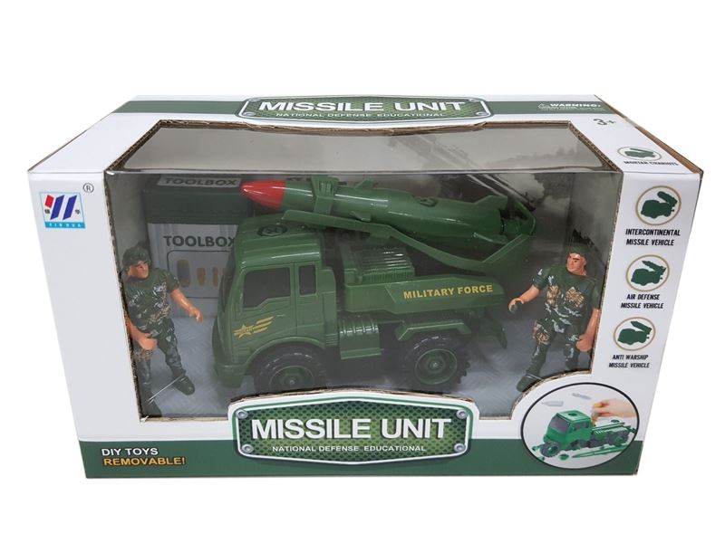 F/P MF/P DIY MILITARY FORCE TRUCK WITH SOLDIER - HP1101789