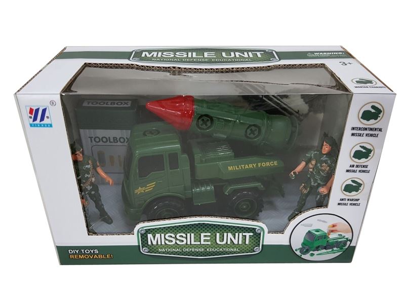 F/P  DIY MILITARY FORCE TRUCK WITH SOLDIER - HP1101790