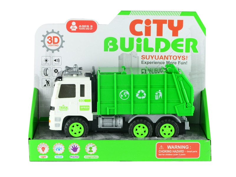 3D F/P CARTOON CITY BUILDER TRUCK W/LIGHT & MUSIC - HP1101908