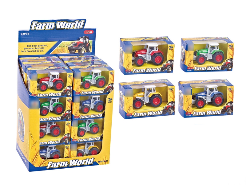 FREE WAY DIE CAST FARM CAR（4 COLORS） - HP1102041