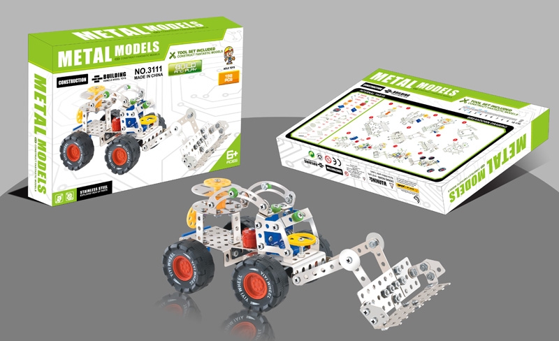 METAL MODELS BUILDING BLOCK (198 PCS) - HP1102308