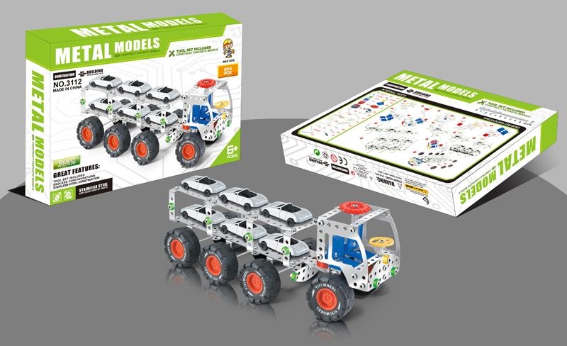 METAL MODELS BUILDING BLOCK (244 PCS) - HP1102309