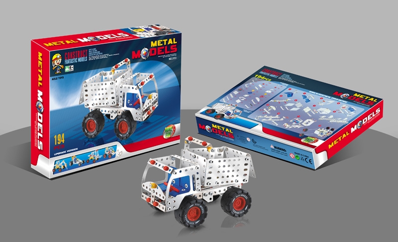 METAL MODELS BUILDING BLOCK (194 PCS) - HP1102310