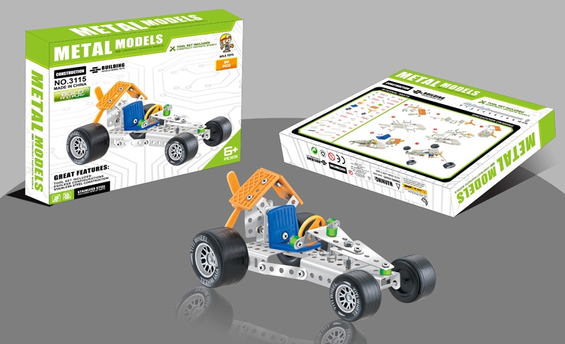 METAL MODELS BUILDING BLOCK (92 PCS) - HP1102312