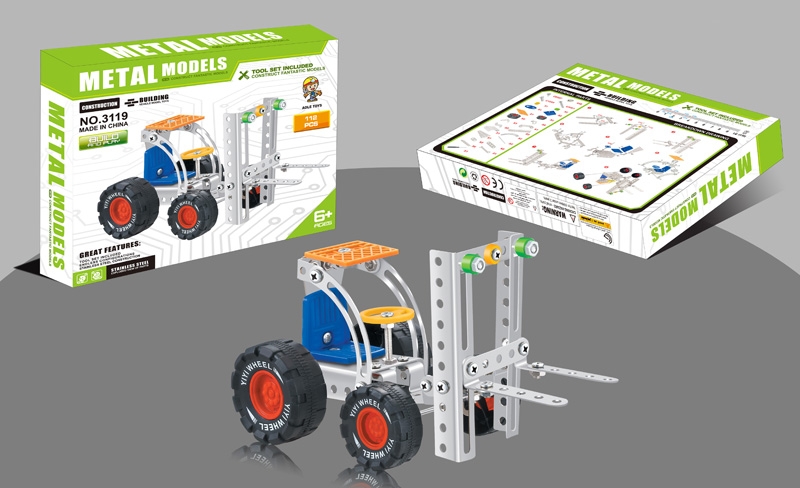 METAL MODELS BUILDING BLOCK (112 PCS) - HP1102316