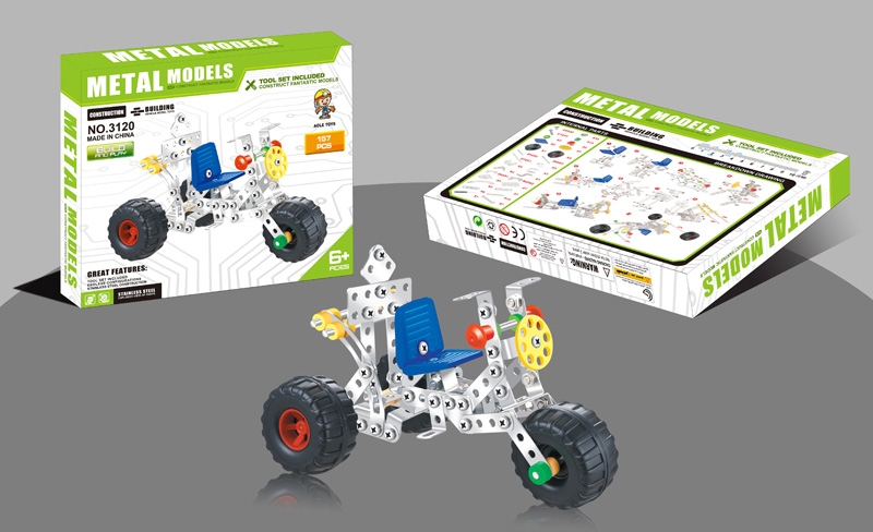 METAL MODELS BUILDING BLOCK (156 PCS) - HP1102317