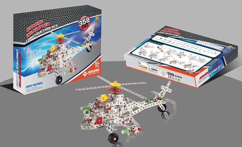METAL MODELS BUILDING BLOCK (358 PCS) - HP1102320