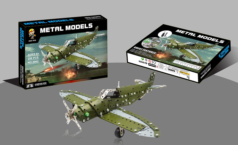 METAL MODELS BUILDING BLOCK (258 PCS) - HP1102329