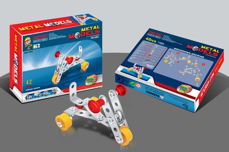 METAL MODELS BUILDING BLOCK (42 PCS) - HP1102333