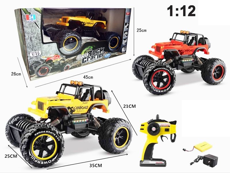 1:12 2.4G 4 CHANNEL R/C CAR W/LIGHT INCLUDED BATTERY - HP1102346
