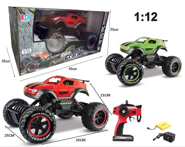 1:12 2.4G 4 CHANNEL R/C CAR W/LIGHT INCLUDED BATTERY - HP1102348