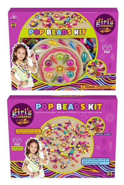 POP BEADS KIT (188 PCS) - HP1102785