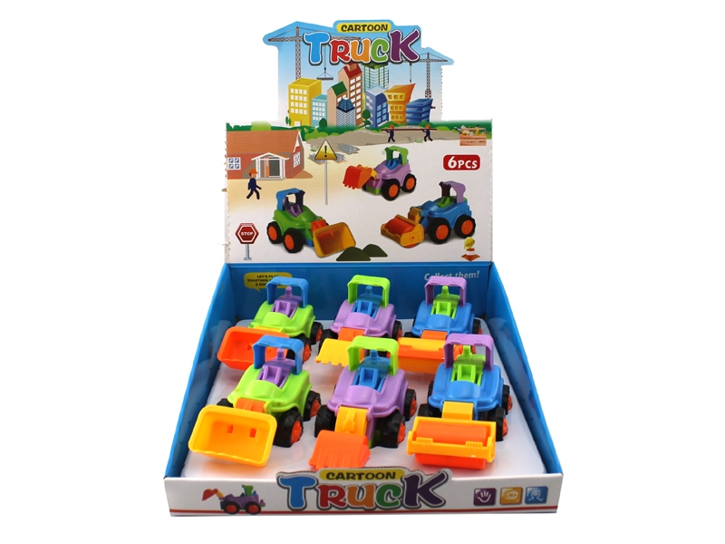 SLIDE CARTOON ENGINEERING CAR - HP1102883