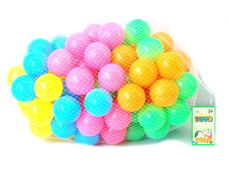 6cm乐园球 100pcs(5色) - HP1103121