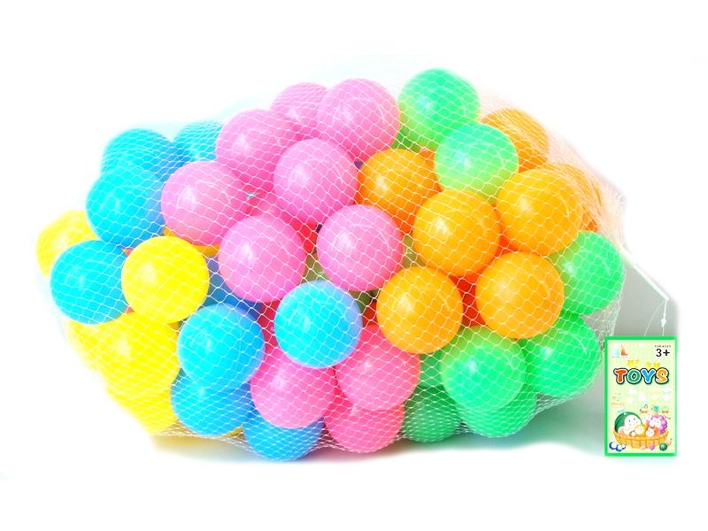6.5cm乐园球 100pcs(5色) - HP1103123