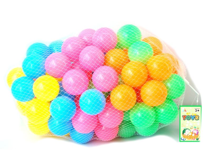 7cm乐园球 100pcs(5色) - HP1103125