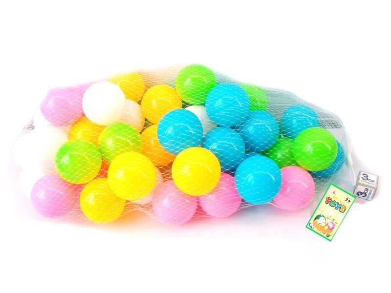 5.5cm欧美色乐园球 50pcs(5色) - HP1103140