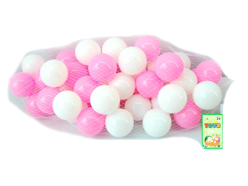 6CM EUROPEAN AND AMERICAN COLOR PARK BALL 100PCS (2 COLORS) - HP1103155