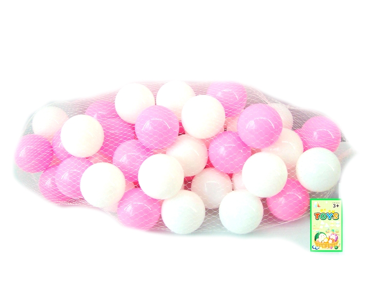 6.5CM EUROPEAN AND AMERICAN COLOR PARK BALL 50PCS (2 COLORS) - HP1103156