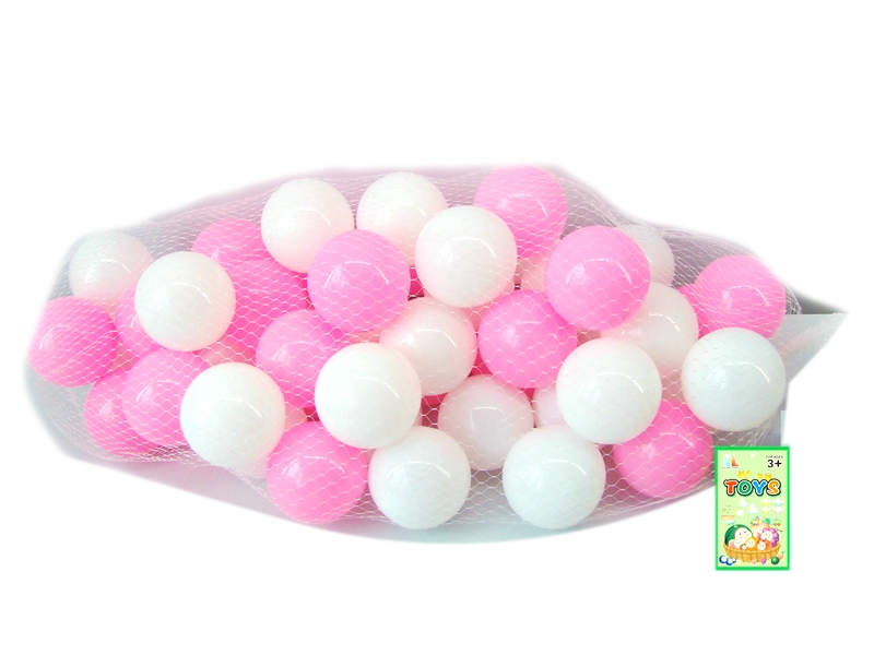 7CM EUROPEAN AND AMERICAN COLOR PARK BALL 100PCS (2 COLORS) - HP1103159