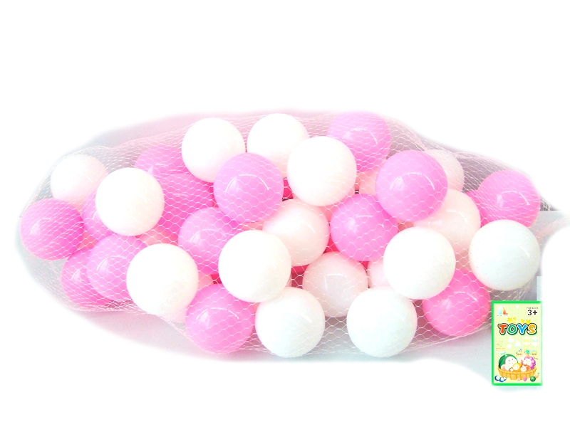 7.5CM EUROPEAN AND AMERICAN COLOR BALL 50PCS (2 COLORS) - HP1103160