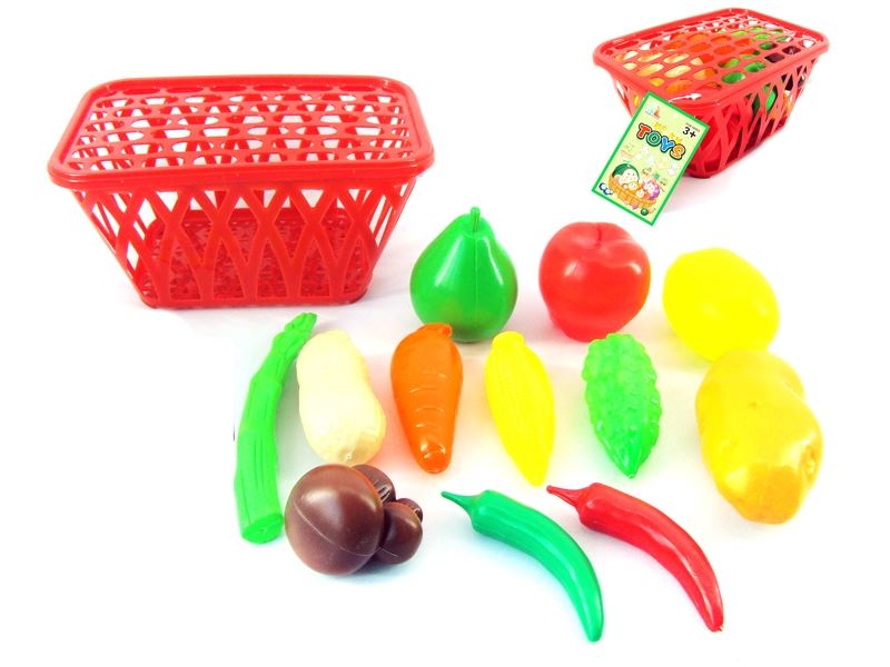 篮子装水果蔬菜12PCS - HP1103433
